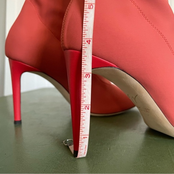 Guiseppe Zanotti CARLEE Stretch Boots w Gemstone Logos in Terracotta *Italy* - Picture 8 of 12